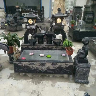 石雕仿古流水池