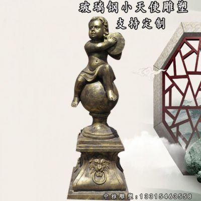铜雕广场儿童