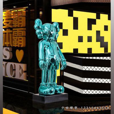 镜面不锈钢机器人雕塑