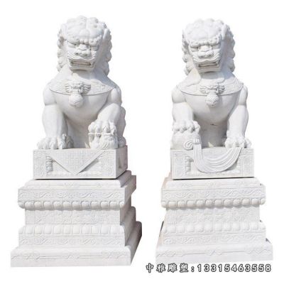 宅门石雕狮子雕塑