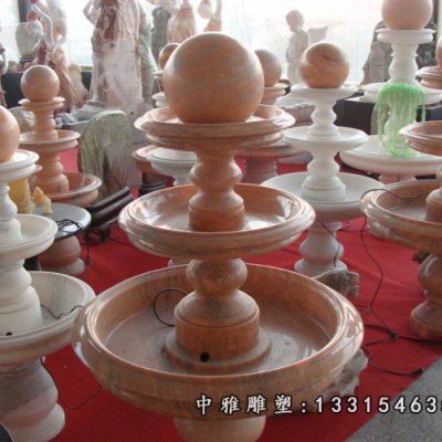 花园石雕风水球