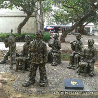 铜雕音乐人物雕塑