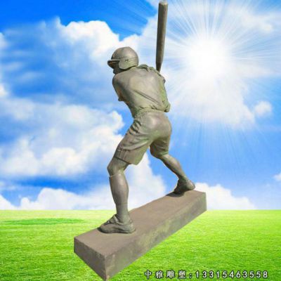 铜雕户外运动人物