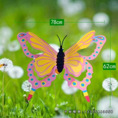 公园不锈钢蝴蝶雕塑