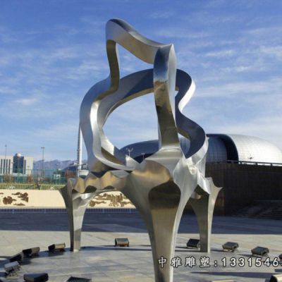 不锈钢景观钢琴