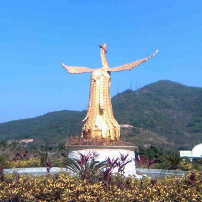 铜雕大型凤凰