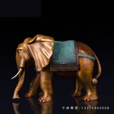 招财铜雕大象雕塑