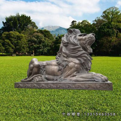 瑞兽铜雕狮子