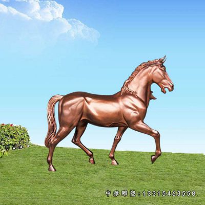 十二生肖铜雕马