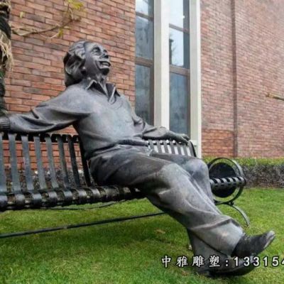 西方人物铜雕爱因斯坦