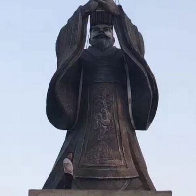 铜雕千古一帝秦始皇