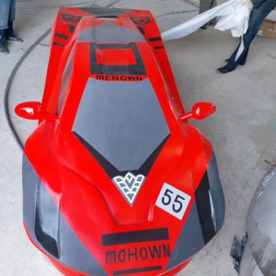 不锈钢仿真车模雕塑