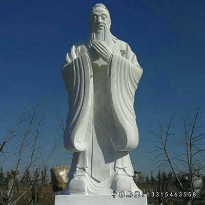 历史人物石雕孔子