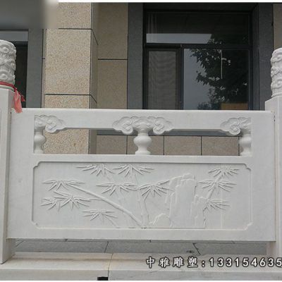 河道栏板石雕景观