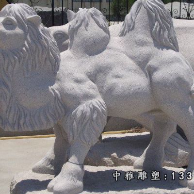 动物石雕骆驼