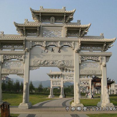 石雕大型牌坊