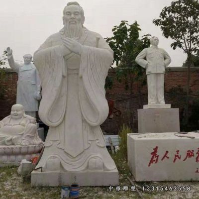 石雕名人孔子
