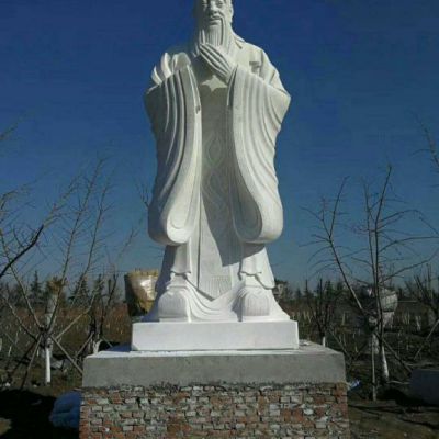 石雕历史人物老子