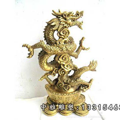 广场铜雕大型龙