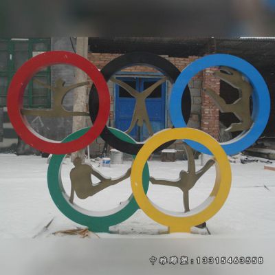 不锈钢五环标志边间