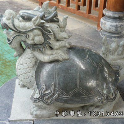 石雕动物龙龟