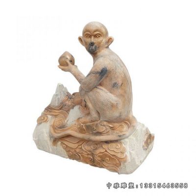 石雕公园猴子