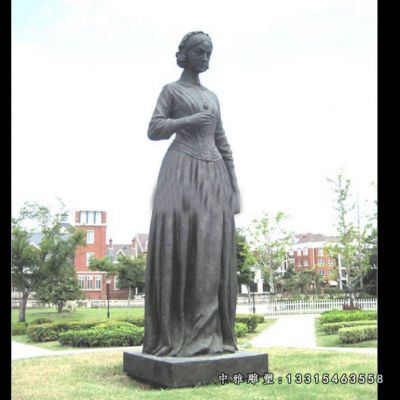 铜雕名人南丁格尔