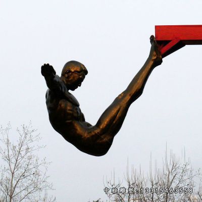 铜雕广场运动人物雕像