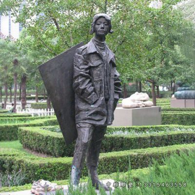 铜雕美术生人物雕塑