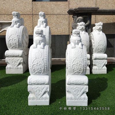 大理石抱鼓石景观雕塑