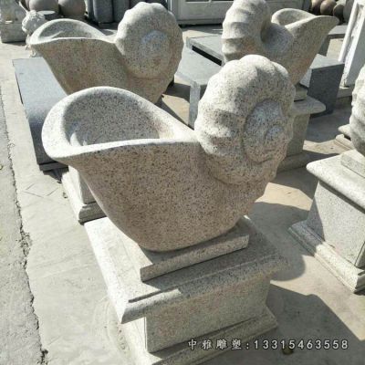 海螺大理石景观雕塑