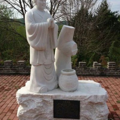 大理石城市人物雕塑