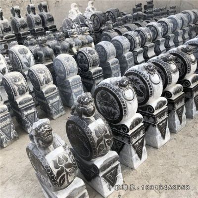 城市青石抱鼓石雕塑