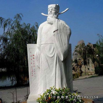 大理石城市古代人物雕塑