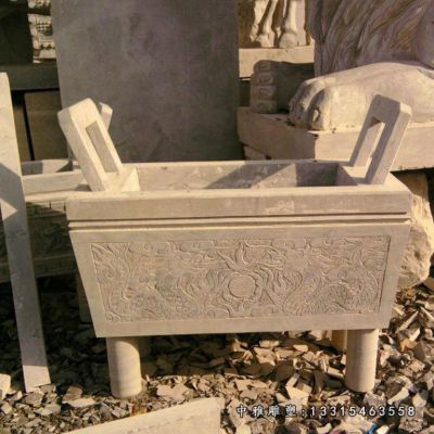 大理石香炉景观雕塑