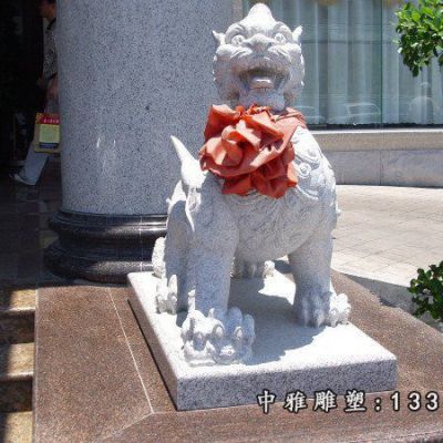 獬豸大理石动物雕塑